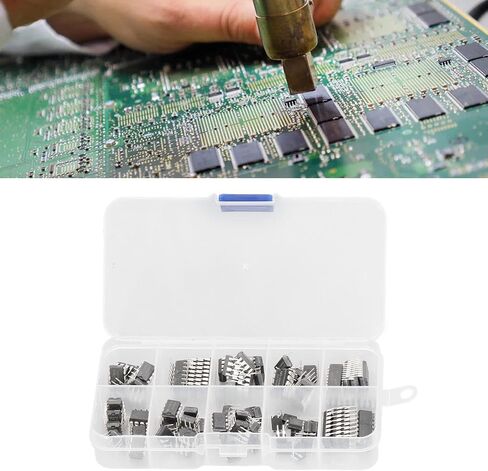 مجموعة شرائح IC، 85 قطعة 10 مواصفات مجموعة متنوعة من شرائح الدوائر المتكاملة لأعمال الدوائر المنزلية in Kuwait