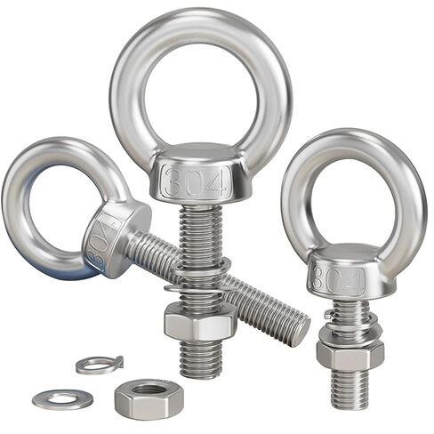 مجموعة مكونة من 3 براغي M5 304 من الفولاذ المقاوم للصدأ وقضيب ملولب (M5*80 (3 مجموعات)) in Kuwait