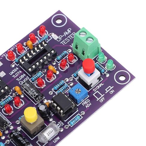 OP AMP Tester Board Precise Operational Amplifier Test Module for Single Double Quad DC12V T2 for Circuit Designers in Kuwait