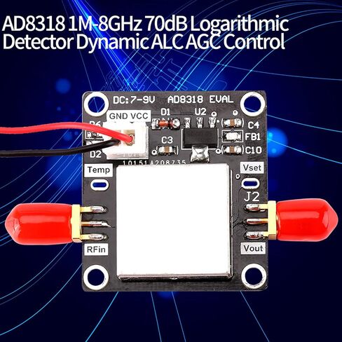 Logarithmic Amplifier Detector Controller 1MHz to 8GHz 70dB Dynamic Range with Integrated Temperature Sensor for RF PA Control RSSI Measurement WLAN WiMAX in Kuwait