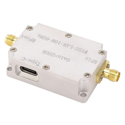 FTVOGUE High Flatness Amplifier, 20DB Gain LNA RF Amplifier with 10M-6GHz Frequency Range, Aluminum Alloy Low Noise for Signal Boosting in Wireless Communication in Kuwait