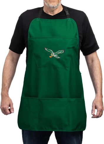 Team Sports America NFL Philadelphia Eagles Cooking Aprons for Men and Women with Adjustable Straps and Pockets in Kuwait