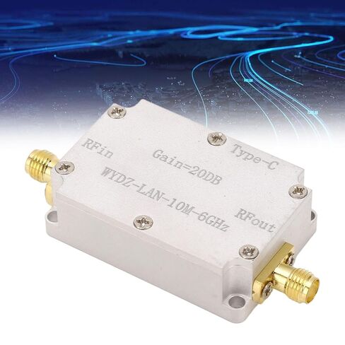High Flatness Amplifier 10M‑6GHz 20DB LNA Gain for Radio Frequency Signal Reception, SMA Female Interface in Kuwait