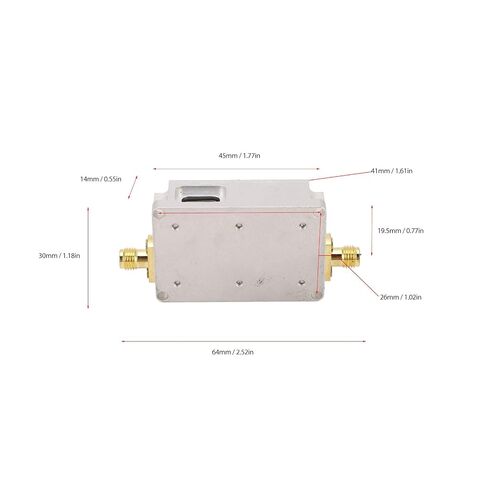 High Flatness Amplifier 10M‑6GHz 20DB LNA Gain for Radio Frequency Signal Reception, SMA Female Interface in Kuwait