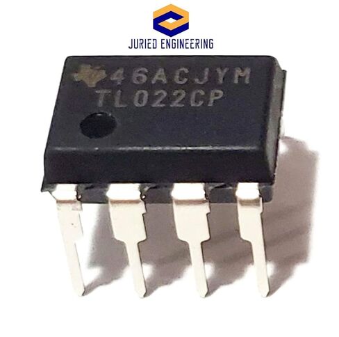 TL022CP TL022، استهلاك منخفض جدًا للطاقة، مضخم تشغيلي مزدوج، Op Amp، صديق للوحة التجارب IC DIP-8 (عبوة من 10) in Kuwait