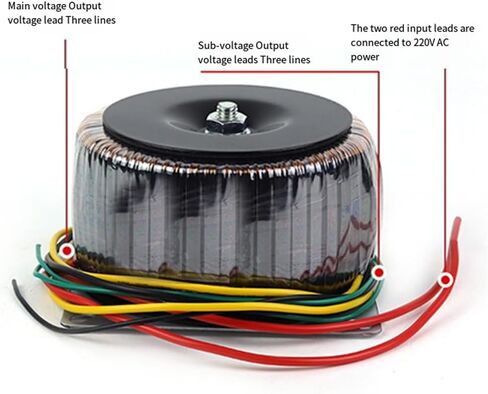 300W Dual 24V Dual 12V Ring Type A Class Cattle Toroidal Transformer Front andRear Stage Power Amplifier in Kuwait