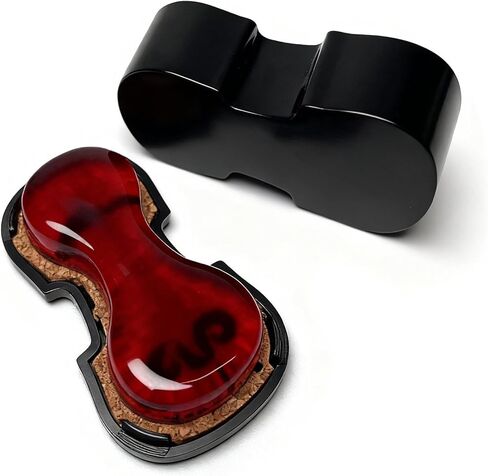 Violin Rosin for Bow, Low Dust Natural Resin for Violin Viola Cello & All Bow Instruments, Violin Accessories, High Grip & Strong Adhesion, Unique Ergonomic Container with ProtectiveLid(LPRV-02) in Kuwait
