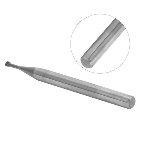 التنغستن الصلب 3 - قطع طحن الخيط بأسنان 60 درجة، M2.5x0.45xD4x50 لقم نحت CNC للأخدود الدقيق وتصنيع الخيوط على المواد الصلبة in Kuwait