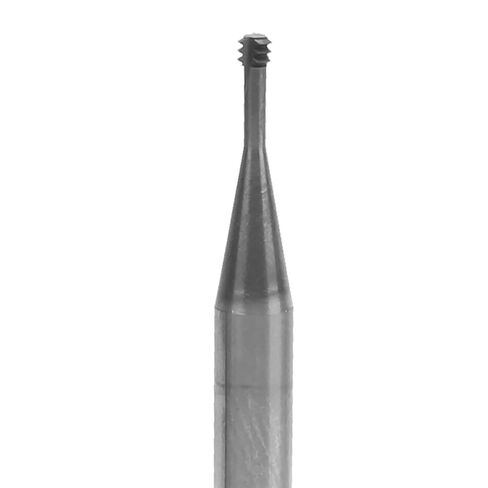 M2.5 x 0.45 Thread Size - Tungsten Steel Milling Cutter Thread Carving Bit for CNC Machining - 3 Tooth 60 Degree Cutting Bit with 4 mm Shank Diameter and 50 mm Total Length in Kuwait