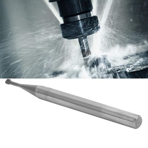 M2.5 x 0.45 Thread Size - Tungsten Steel Milling Cutter Thread Carving Bit for CNC Machining - 3 Tooth 60 Degree Cutting Bit with 4 mm Shank Diameter and 50 mm Total Length in Kuwait