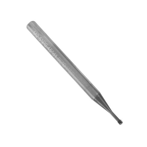 M2.5 x 0.45 Thread Size - Tungsten Steel Milling Cutter Thread Carving Bit for CNC Machining - 3 Tooth 60 Degree Cutting Bit with 4 mm Shank Diameter and 50 mm Total Length in Kuwait