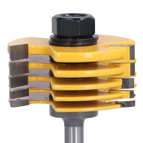 Mingzhe 3 Wing Slot Cutter Router Bit Set 1/4in Shank Adjustable 6 Cutting Width for Milling Machines Woodworking Projects in Kuwait