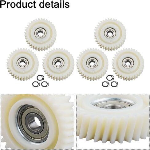 6 قطع E-for Bike Planetary Gear Set 31T/35T/36T نايلون للفولاذ المقاوم للصدأ لتروس المحرك المحوري مع 608 محمل وحلقات دائرية كهربائية لإصلاح الدراجة in Kuwait