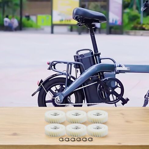 6 قطع E-for Bike Planetary Gear Set 31T/35T/36T نايلون للفولاذ المقاوم للصدأ لتروس المحرك المحوري مع 608 محمل وحلقات دائرية كهربائية لإصلاح الدراجة in Kuwait