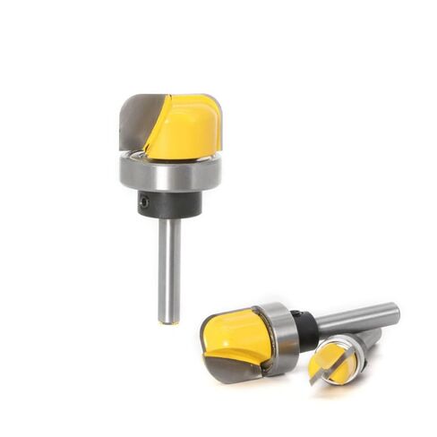 BETOOKY 3pcs Woodworking Milling Cutters Set with 6mm Handles, Black Alloy Carbon Steel and Plastic Material, Featuring Arc Digging and Trimming Functions for Carpentry and Home in Kuwait