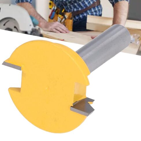 Drawer Front Joints Milling Cutter, Durable Carbon Steel Alloy Woodworking Cutters with 1/2" Shank for Cabinets and Drawers in Kuwait