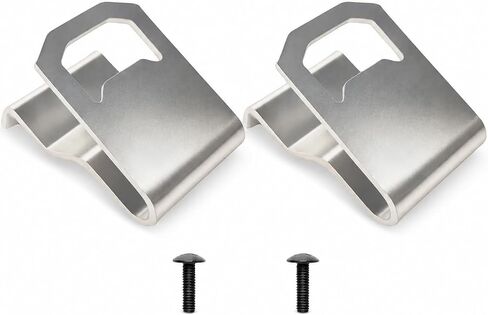 مشبك حزام الحفر 2PK للمثقاب اللاسلكي الحرفي N597001 | يستبدل N597001، يناسب مثقاب Craftsman اللاسلكي ومحرك الصدمات، ملحق مشبك حزام القفل المتين، عبوتان. in Kuwait