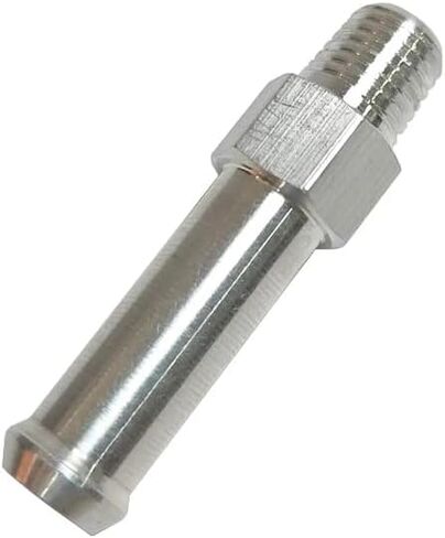 1/16" NPT Aluminum Radiator Overflow Nipple Fitting Barb Universal Under Cap in Kuwait