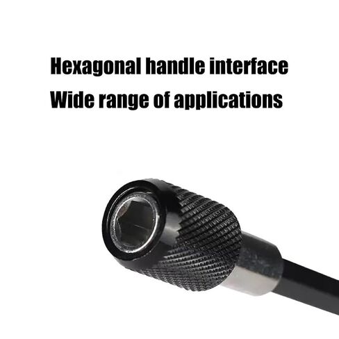 3 Pieces Magnetic Bit Holder Extension Kit, Quick Change Universal Impact Drill Adapter for Home DIY Projects ﻿ (Black) in Kuwait