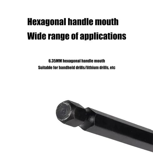 3 Pieces Magnetic Bit Holder Extension Kit, Quick Change Universal Impact Drill Adapter for Home DIY Projects ﻿ (Black) in Kuwait