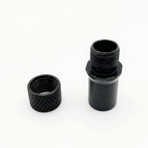 M9x0.75 To 1/2‑28 Adapter With Thread Protector Black Parts For 1911 22 5PK‑22 in Kuwait
