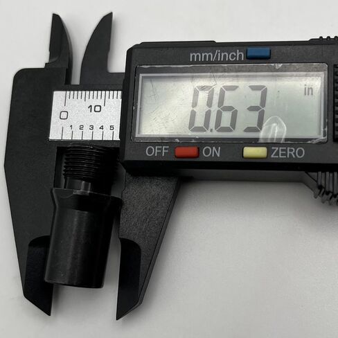 M9x0.75 To 1/2‑28 Adapter With Thread Protector Black Parts For 1911 22 5PK‑22 in Kuwait