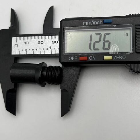 M9x0.75 To 1/2‑28 Adapter With Thread Protector Black Parts For 1911 22 5PK‑22 in Kuwait