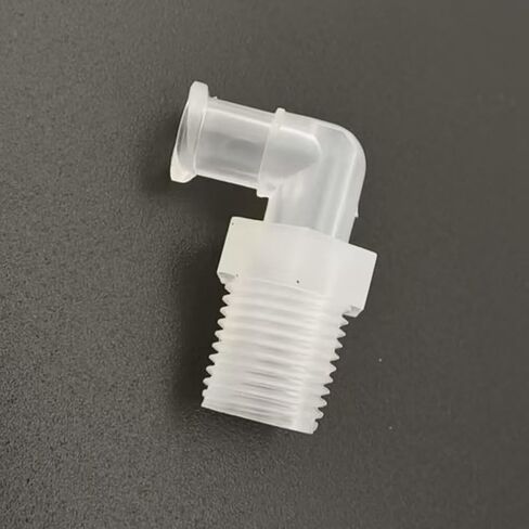 L نوع أنثى Luer مع ذكر ملولب 1/8G تركيب قفل Luer ملولب شفاف للأدوات البيوكيميائية/التحليلية المخبرية، آلات الغذاء ومعدات حوض السمك، درجة الغذاء PP 100 قطعة in Kuwait