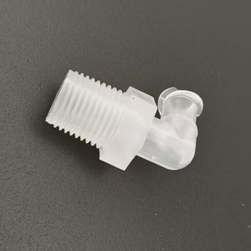 L نوع أنثى Luer مع ذكر ملولب 1/8G تركيب قفل Luer ملولب شفاف للأدوات البيوكيميائية/التحليلية المخبرية، آلات الغذاء ومعدات حوض السمك، درجة الغذاء PP 100 قطعة in Kuwait