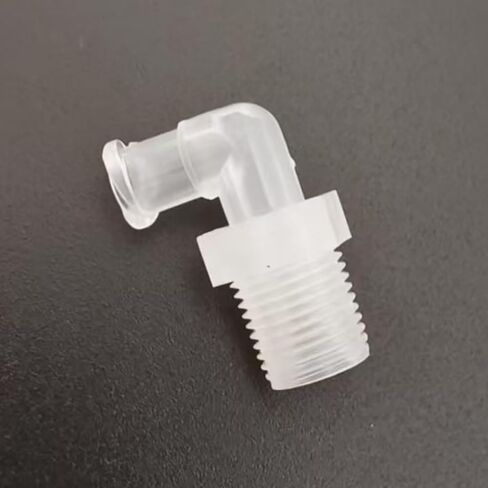 L نوع أنثى Luer مع ذكر ملولب 1/8G تركيب قفل Luer ملولب شفاف للأدوات البيوكيميائية/التحليلية المخبرية، آلات الغذاء ومعدات حوض السمك، درجة الغذاء PP 100 قطعة in Kuwait