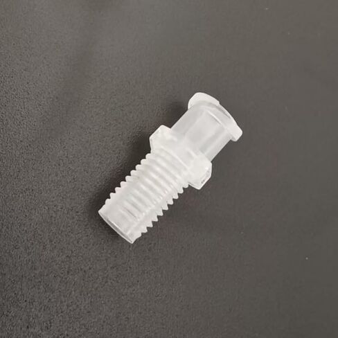 أنثى Luer إلى محول الخيط مع خيط ذكر 1/4"-28 Luer إلى تركيبات مترابطة للطب والمختبر ومعالجة الأغذية والاستخدام الكيميائي (1/4-28unf-Female Luer) ممتد شفاف PP 100 قطعة in Kuwait