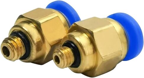 100pcs PC6-M6 6mm To M6 Pneumatic Connectors Male Straight One-Touch Fittings in Kuwait