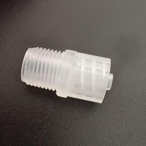 Threaded to Male Luer Fitting Luer Lock 1/8G Male Thread Adapter Connector Pipe Fittings for Fuel Gas Liquid PP Polypropylene Air 25 Pack in Kuwait