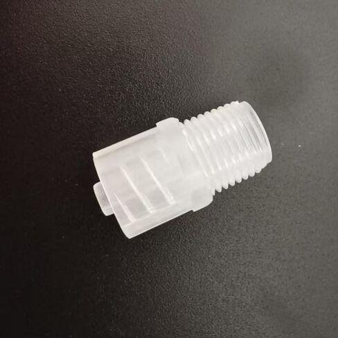 Threaded to Male Luer Fitting Luer Lock 1/8G Male Thread Adapter Connector Pipe Fittings for Fuel Gas Liquid PP Polypropylene Air 25 Pack in Kuwait