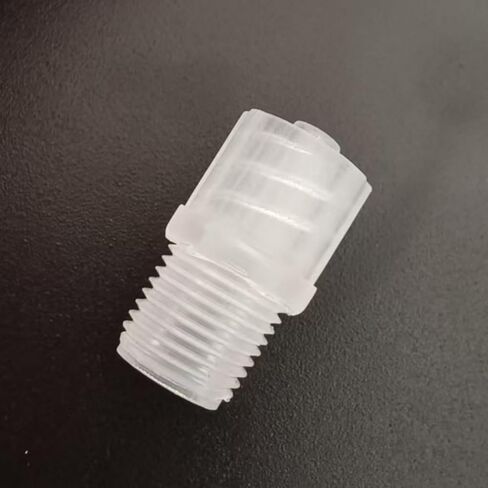 Threaded to Male Luer Fitting Luer Lock 1/8G Male Thread Adapter Connector Pipe Fittings for Fuel Gas Liquid PP Polypropylene Air 25 Pack in Kuwait