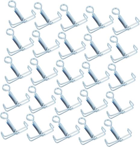 25pcs Laboratory Rubber Tube Clamps with Spring-loaded Stainless Steel Clips, Water Stopper Hose Flow Regulators for Lab Experiments and Scientific Instruments in Kuwait