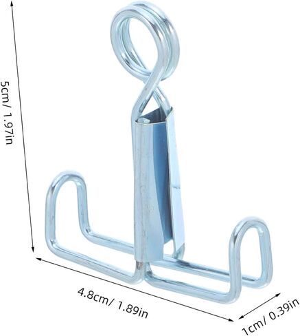 25pcs Laboratory Rubber Tube Clamps with Spring-loaded Stainless Steel Clips, Water Stopper Hose Flow Regulators for Lab Experiments and Scientific Instruments in Kuwait