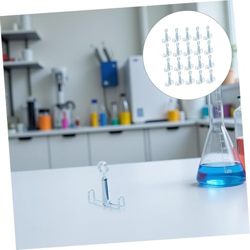 25pcs Laboratory Rubber Tube Clamps with Spring-loaded Stainless Steel Clips, Water Stopper Hose Flow Regulators for Lab Experiments and Scientific Instruments in Kuwait