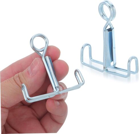 Generic 25pcs Laboratory Rubber Hose Clamps for Experiments, Stainless Steel Spring Loaded Latex Tube Clamp with Chemical Resistance and Tight Seal for Industrial Labs in Kuwait