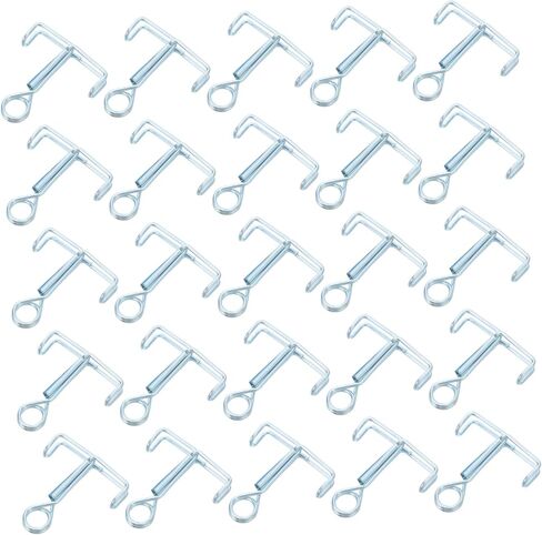 Healifty 25pcs Laboratory Hose Clamp Adjustable Stainless Steel Rubber Tube Clip with Tight Seal and Chemical Resistance for Experiments and Laboratory Use in Kuwait