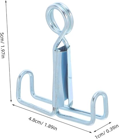 25pcs Stainless Steel Hose Clamps for Rubber Hoses with Tight Seal and Flow Regulation, Silver Spring Water Stop Clips for Industrial Labs and Experiments in Kuwait