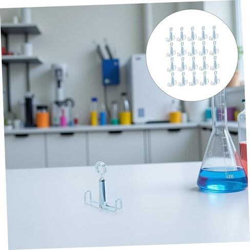 MAGICLULU 25pcs Laboratory Rubber Tube Clamps Stainless Steel Hose Flow Control Clips Tight Seal and Singlehanded Operation for Research Labs and Experiments in Kuwait