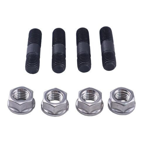 HOLDWELL Turbo Mounting Studs and Nuts 3818823 3818824 متوافق مع Cummins 5.9L، 4 Cylinder 4B3.9L Engine لدودج Cummins 89-07 in Kuwait