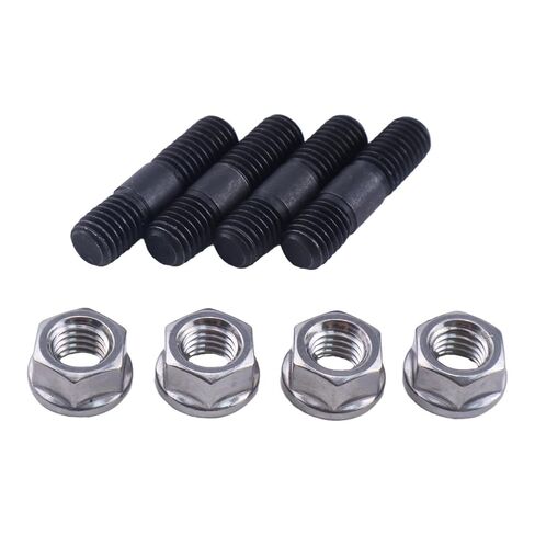 HOLDWELL Turbo Mounting Studs and Nuts 3818823 3818824 متوافق مع Cummins 5.9L، 4 Cylinder 4B3.9L Engine لدودج Cummins 89-07 in Kuwait