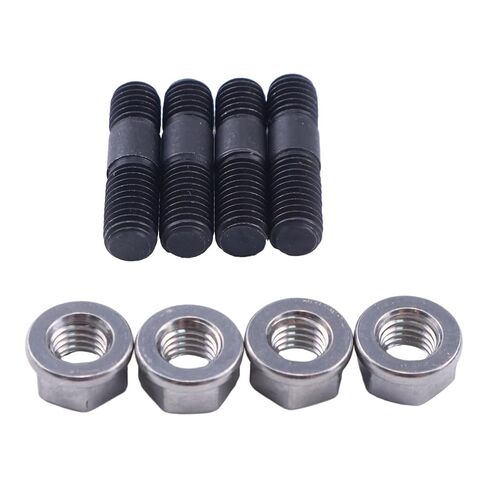 HOLDWELL Turbo Mounting Studs and Nuts 3818823 3818824 متوافق مع Cummins 5.9L، 4 Cylinder 4B3.9L Engine لدودج Cummins 89-07 in Kuwait
