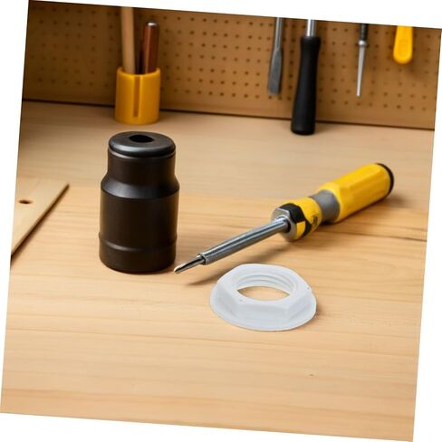 10pcs Plastic Float Valve Nuts for Water Tank and Float Valve, 1 Inch Pp Locknuts with Wear Resistance and Simple Installation for Home and Industrial Use in Kuwait