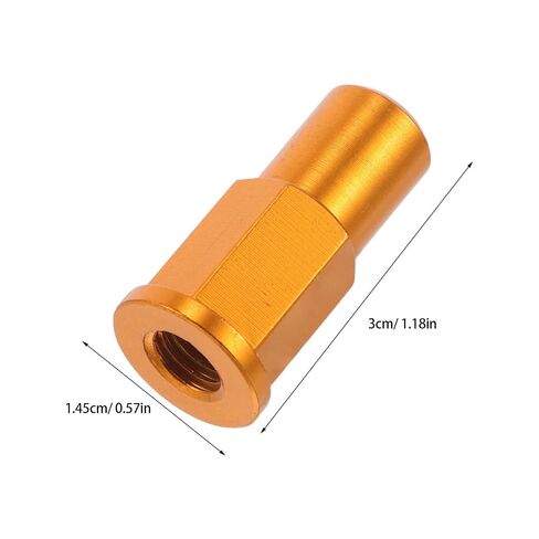 1Set Motorcycle Wheel Lock Nut Spacer Kit - Aluminum Washer Bolt Set for Valve Stem - Bike Lock Nut Accessory - Replacement Bolt Spacer in Kuwait