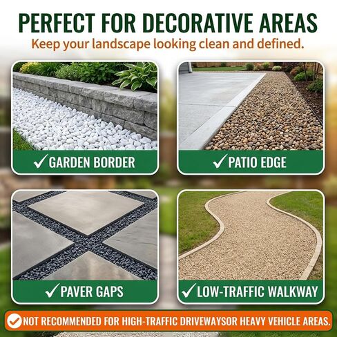 YKF Gravel Glue Kit with Electric Sprayer, 1 Gallon Rock Glue & Gravel Binder for Pea Gravel, Crushed Stone, Decorative Pebbles, Landscape Garden Borders, Patio Edges, Blue Tint Tracker in Kuwait