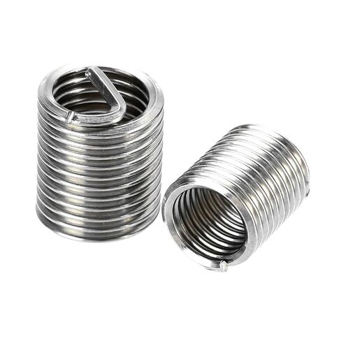 100 قطعة M8x1.25 الفولاذ المقاوم للصدأ 304 سلك ملفوف الخيوط إدراج ، طول 2D لإصلاح الموضوع in Kuwait