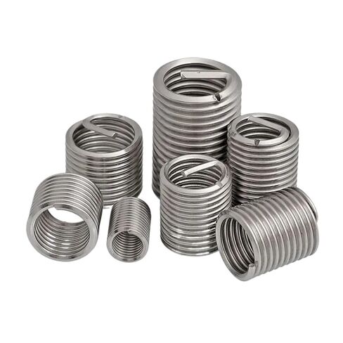 50pcs M12x1.5 Wire Thread Insert, 304 Stainless Steel Screw Sleeve for Thread Repair in Kuwait